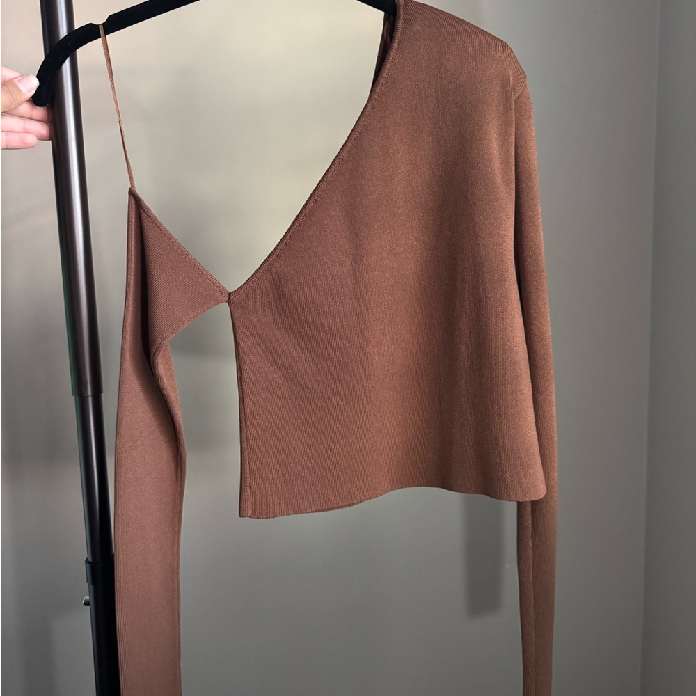 Zara Brown Top